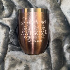 Inspirational Metallic Tumbler